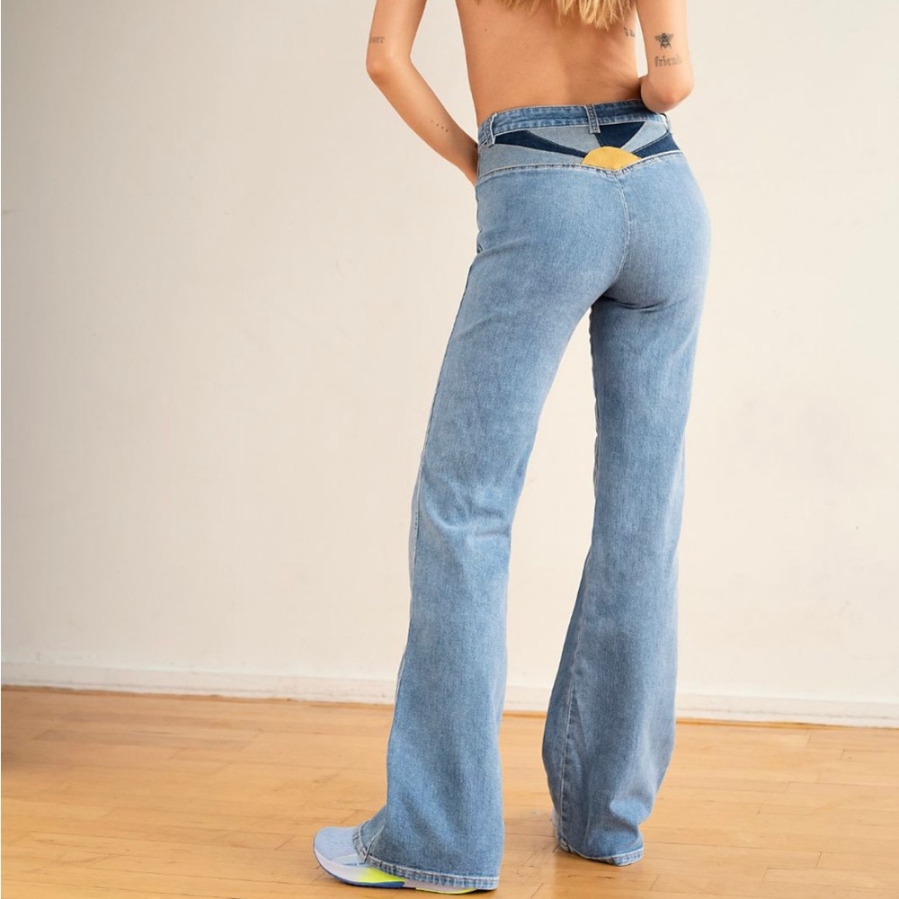 Free People Seasons In The Sun Flare Jeans